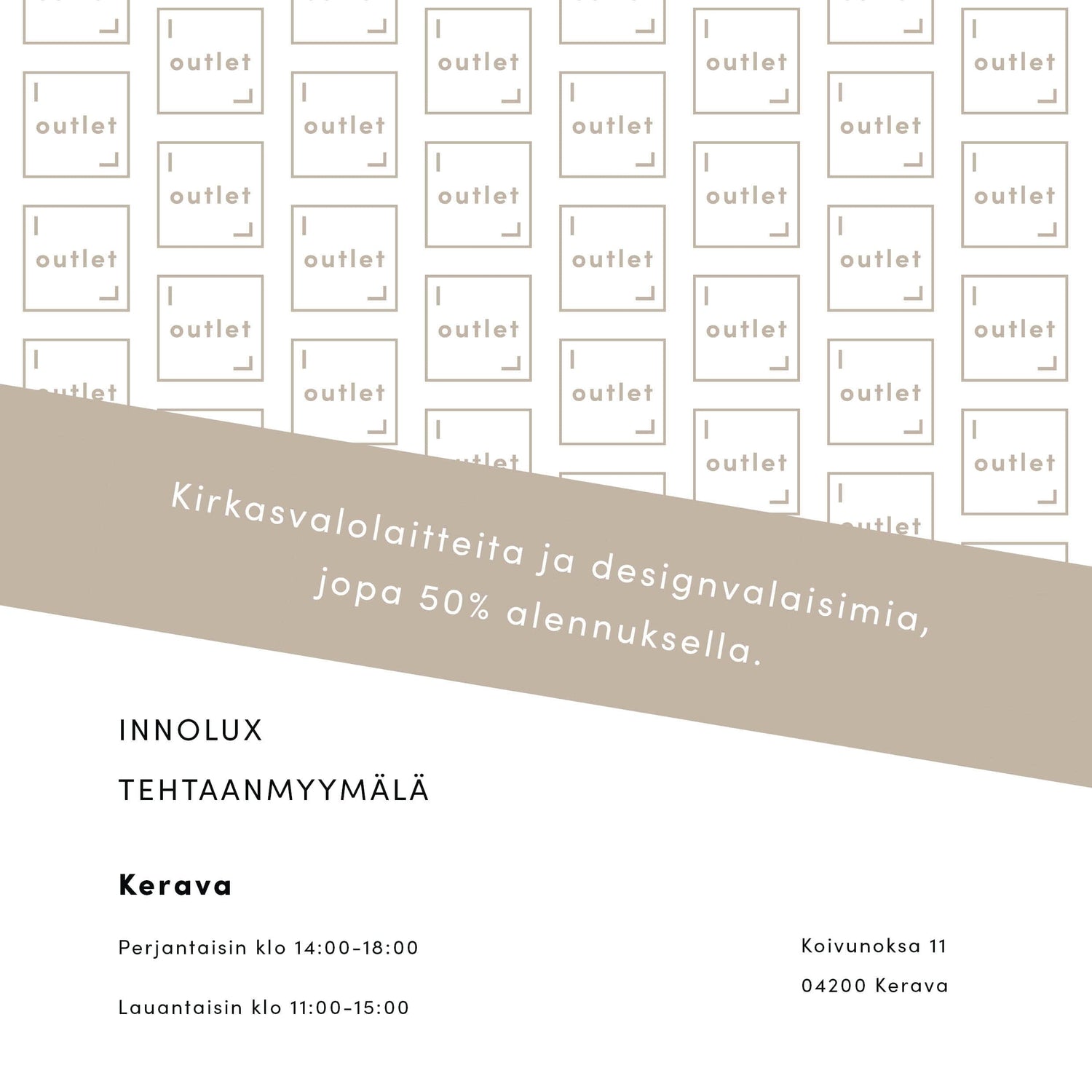 18.–20.12. glögiä & piparia Innolux tehtaanmyymälässä – sekä erikoistarjouksia paikan päällä!