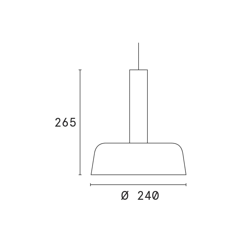Cafe 240 riippuvalaisin Musta Riippuvalaisin Innolux
