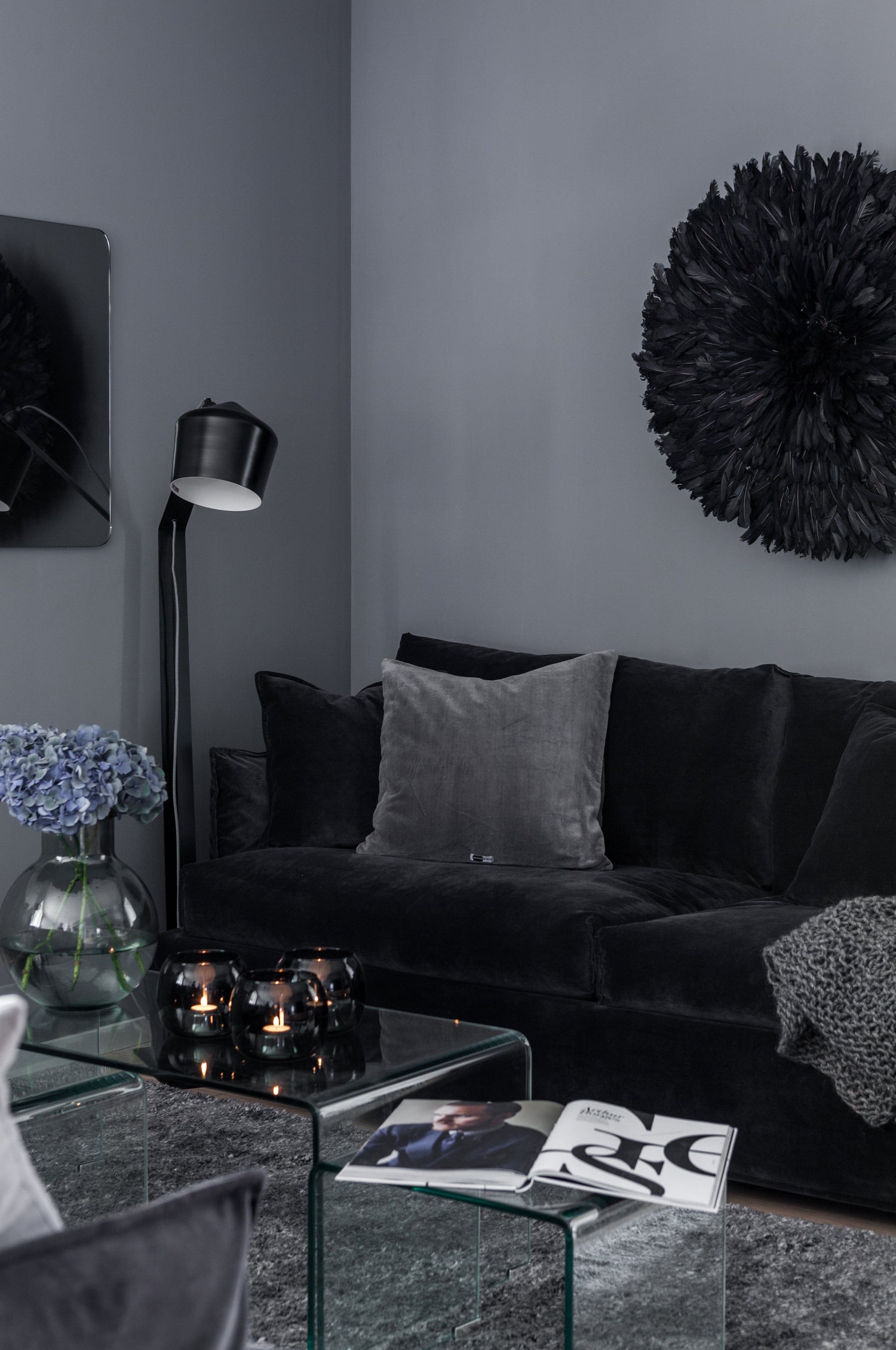 Pasila lattiavalaisin Musta Lattiavalaisin Innolux