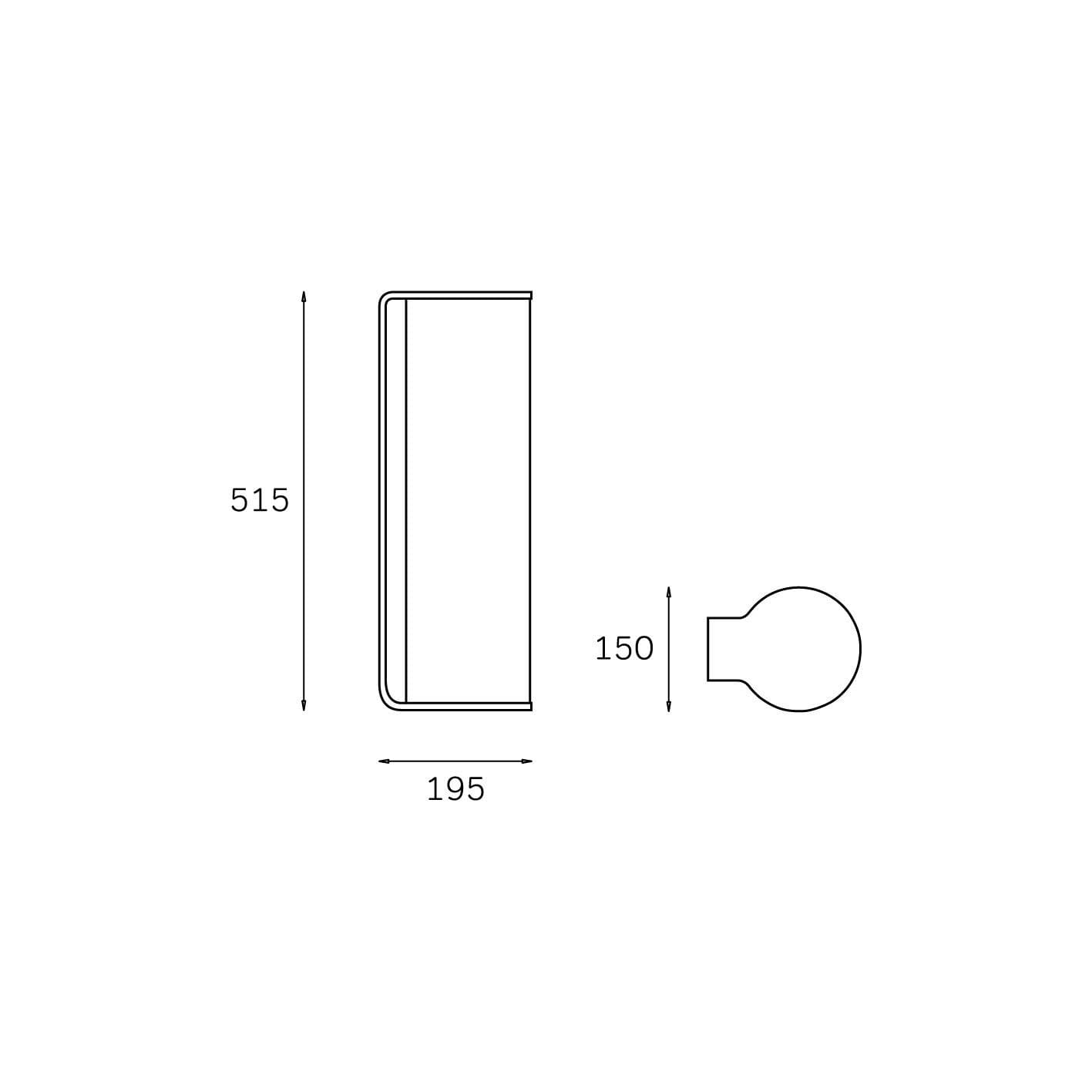 Tubo LED kirkasvalo Saarni Kirkasvalolaite Innolux