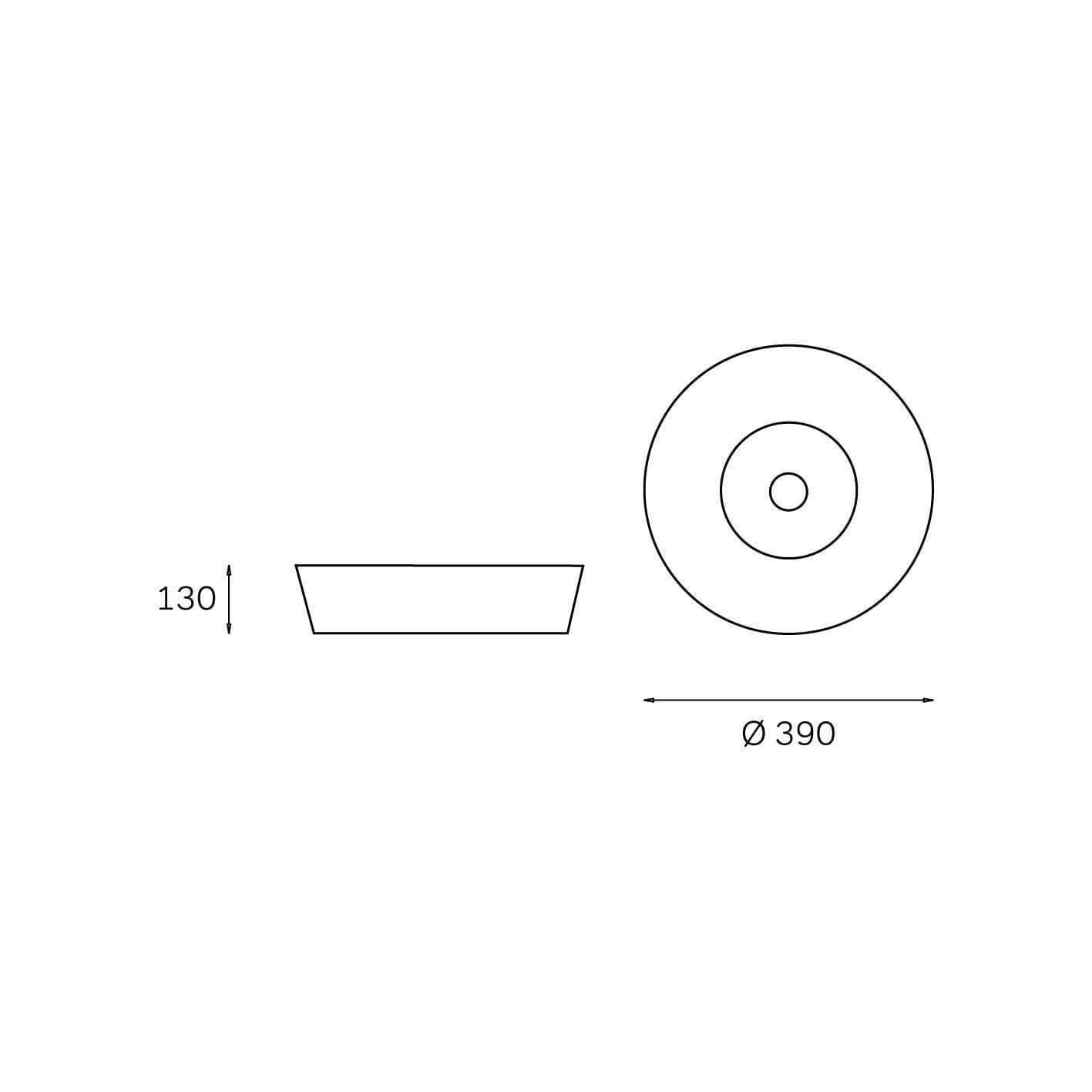 Yki 390 Musta Plafondi Innolux
