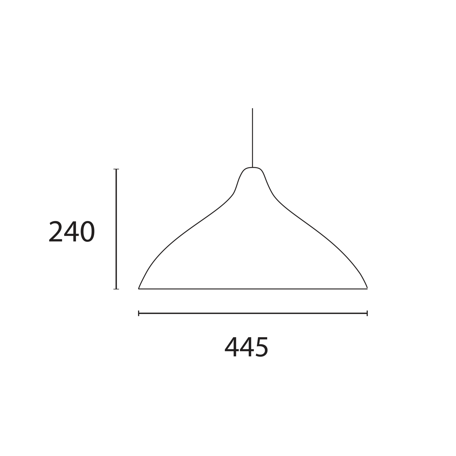 Lisa 450 messinki riippuvalaisin Riippuvalaisin Innolux