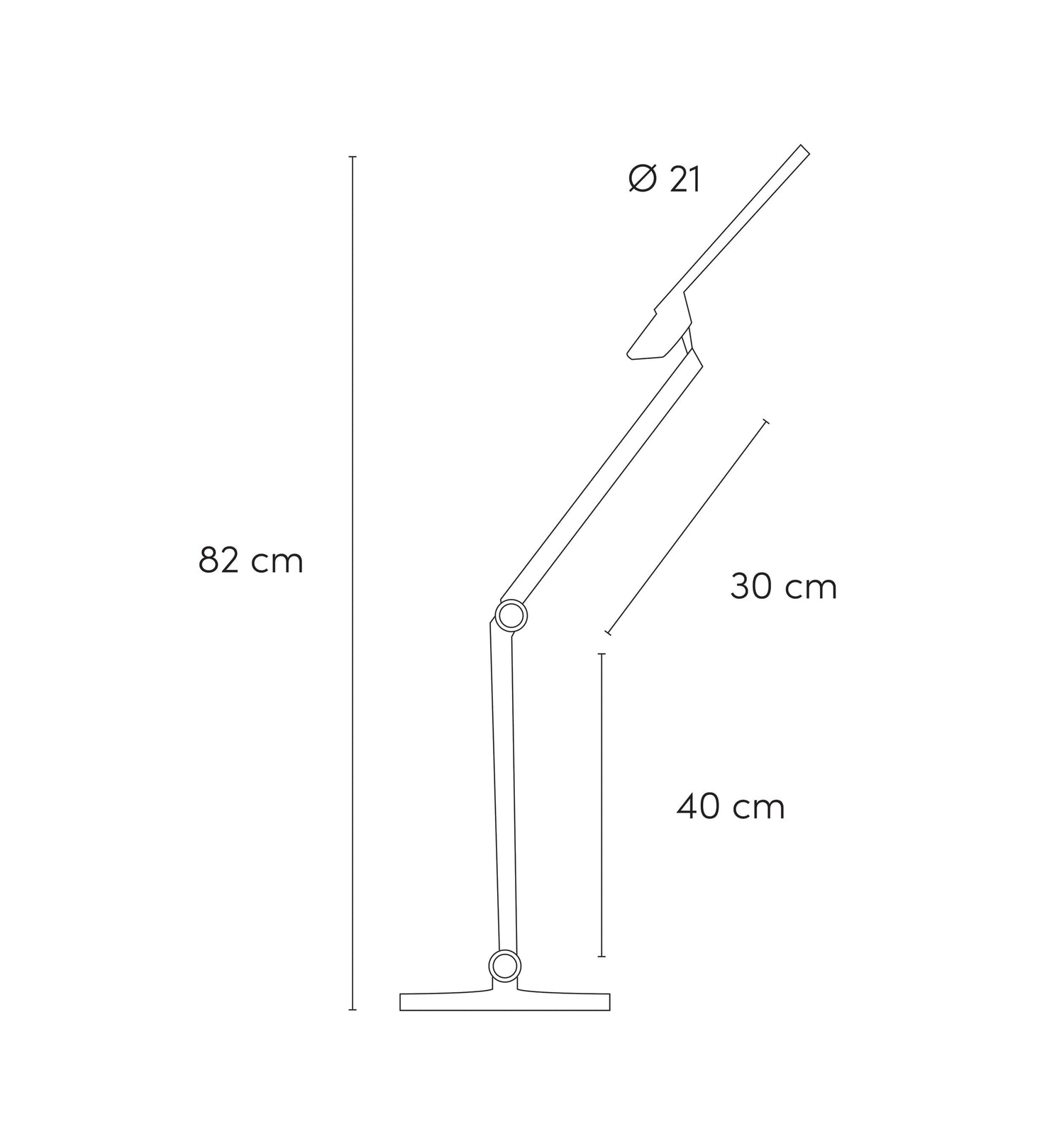 Sipoo työpöytävalaisin Pöytävalaisin Innolux